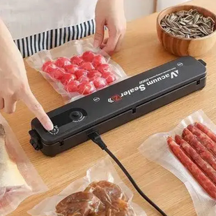 Кухонный вакуумный упаковщик пищевых продуктов /Вакууматор Vacuum Sealer 3819 фото