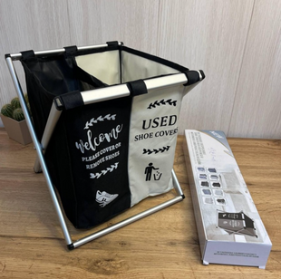 Кошик для білизни складаний Laundry Basket 2 секції VEN-1350 фото