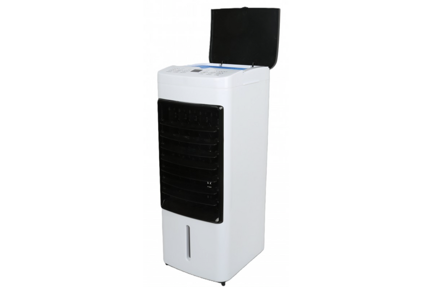 Охолоджувач повітря Germatic DH23-01A, (120W, сенс. кн., пульт, екран, колеса, авто.оберт., ємність - 5,5л, 2 конт. для льоду) 14932 фото