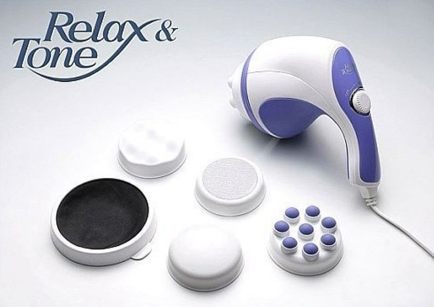 Вибромассажер для тела Relax & Tone с насадками для всех частей 903 фото